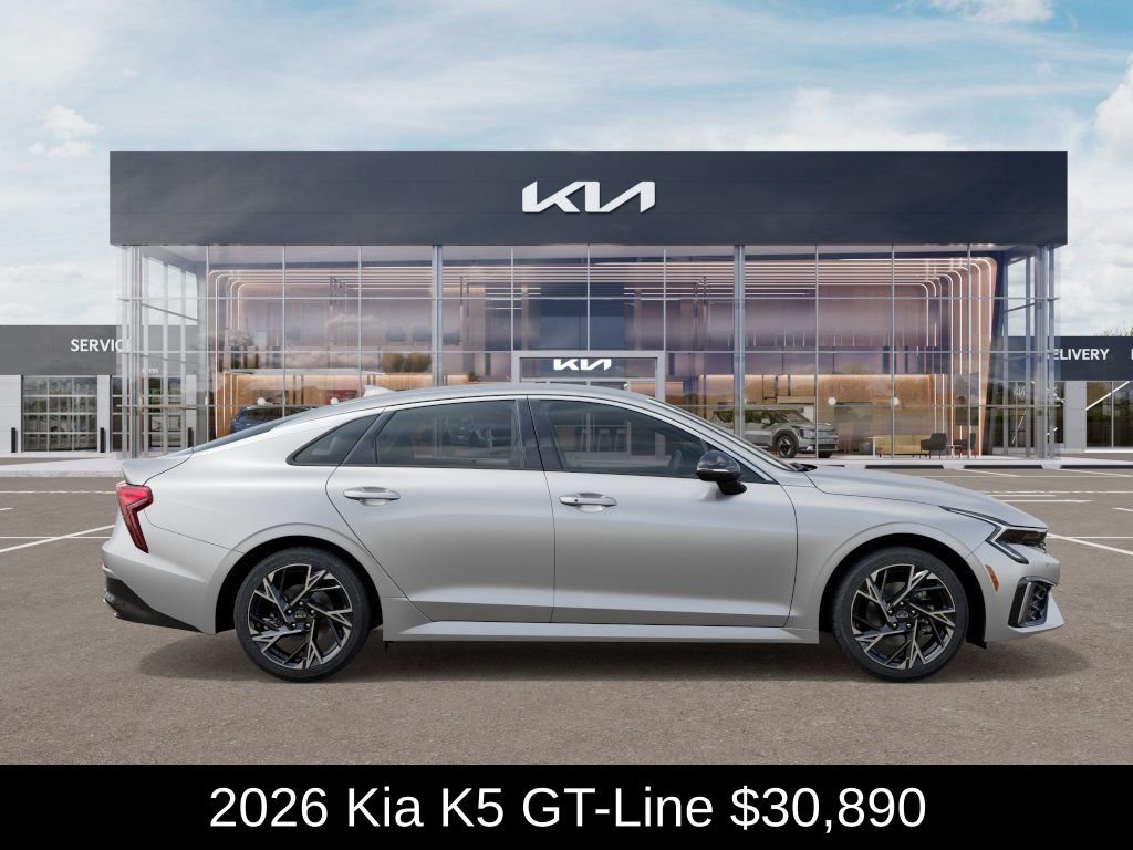 New 2026 Steel Matte Gray Kia GT-Line FWD image 9