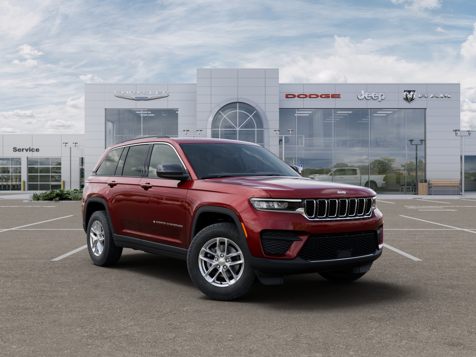 New 2025 Velvet Red Pearl-Coat Exterior Paint Jeep Laredo X image 28