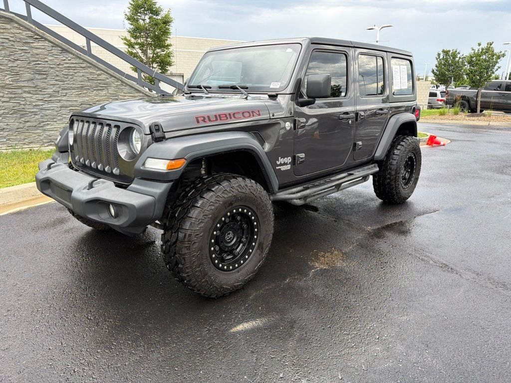 Used 2020 Gray Jeep Unlimited Sport image 3