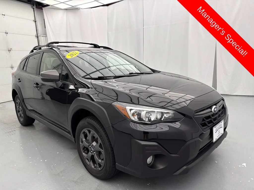 Used 2022 Crystal Black Silica Subaru Sport image 1