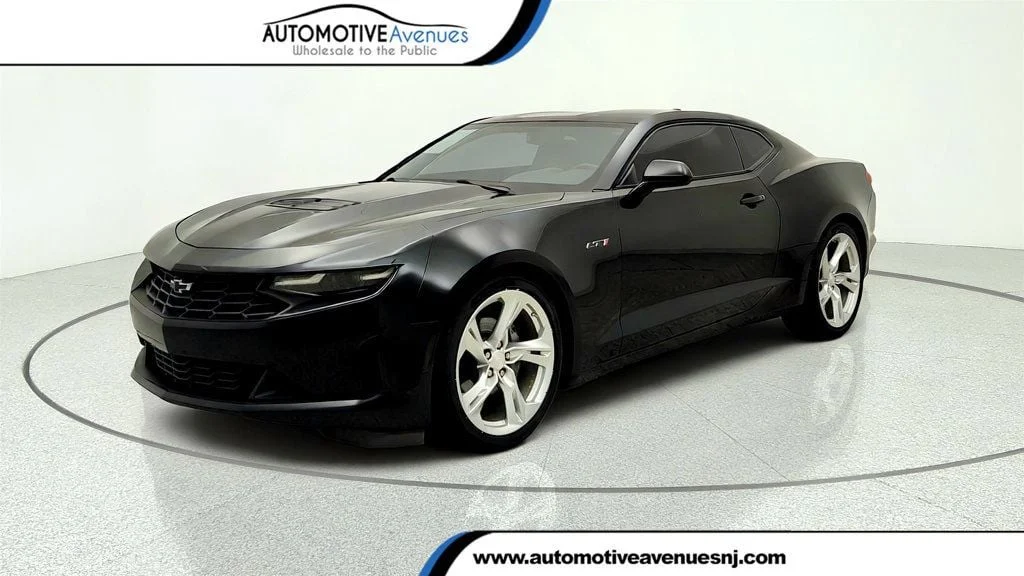 Used 2020 Black Chevrolet 2dr Coupe LT1 w/ Dual-Mode Exhaust image 1