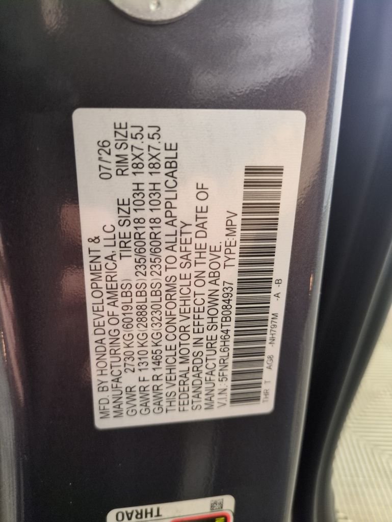 New 2026 Modern Steel Metallic Honda EX-L image 29