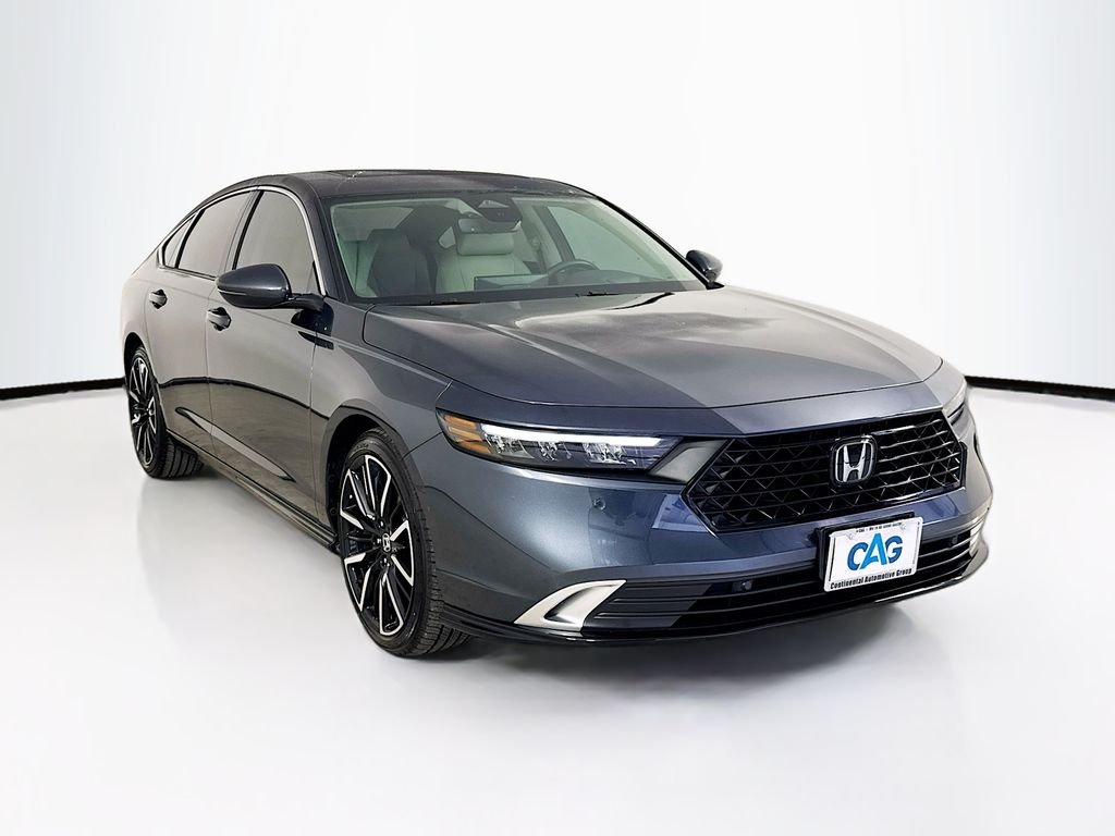 Certified Used 2025 Meteorite Gray Metallic Honda HYBRID TOURING image 1