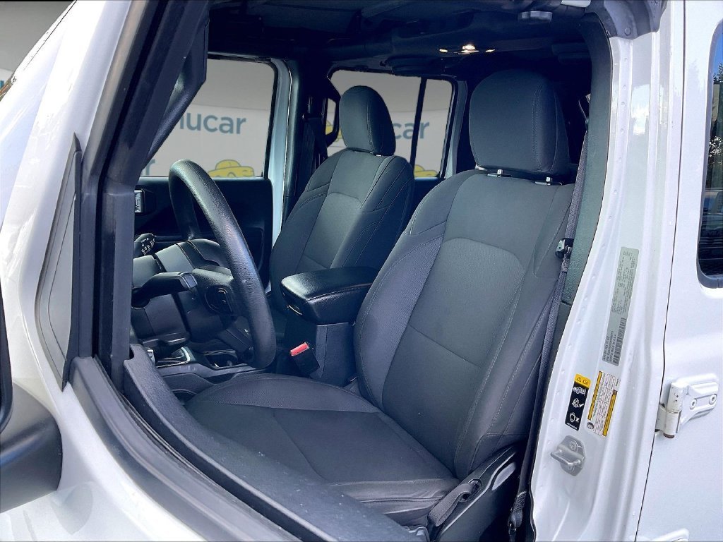Used 2021 Bright White Clearcoat Jeep Unlimited Willys image 9