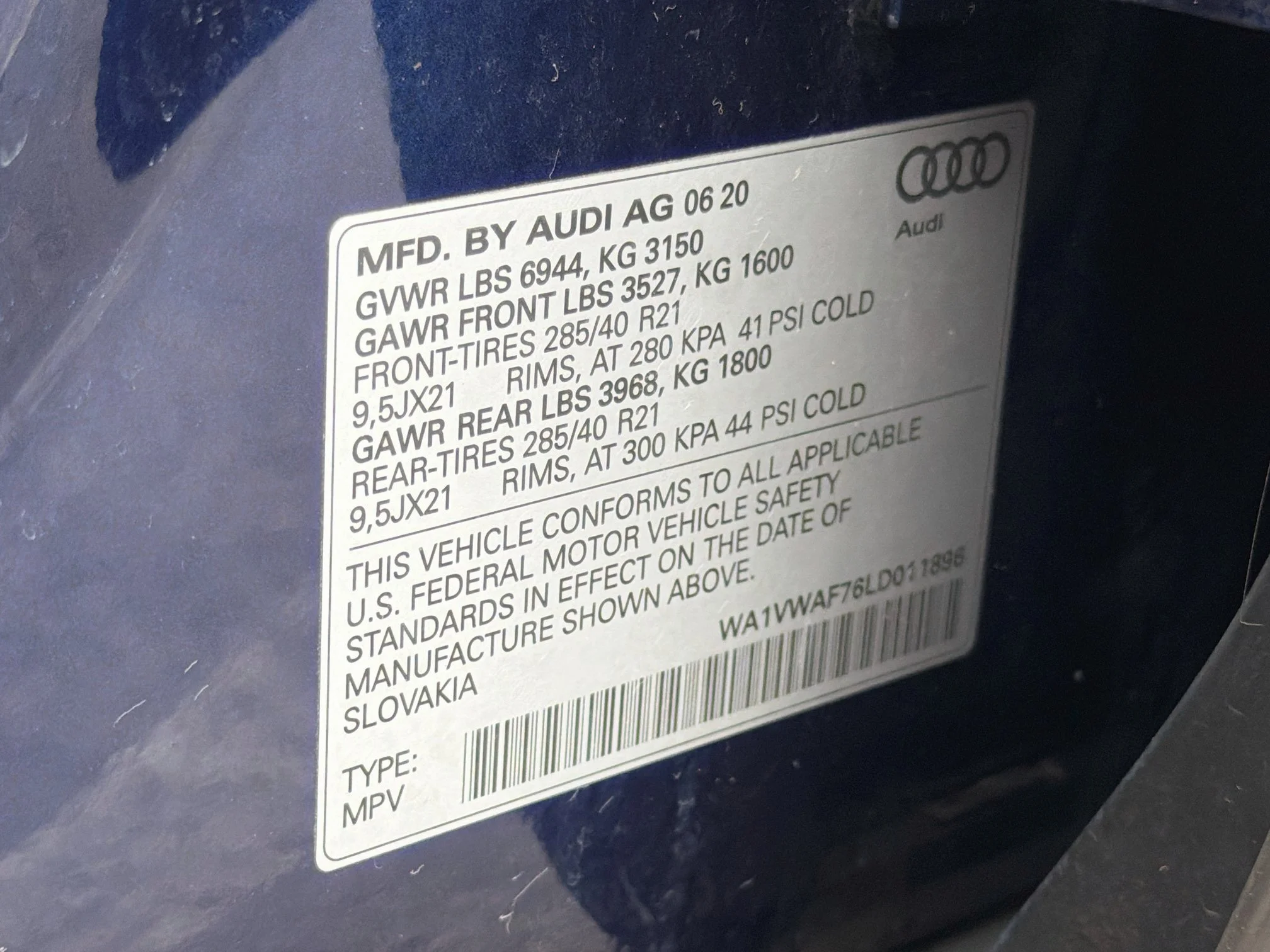 2020 Audi SQ7 Prestige - Photo 47