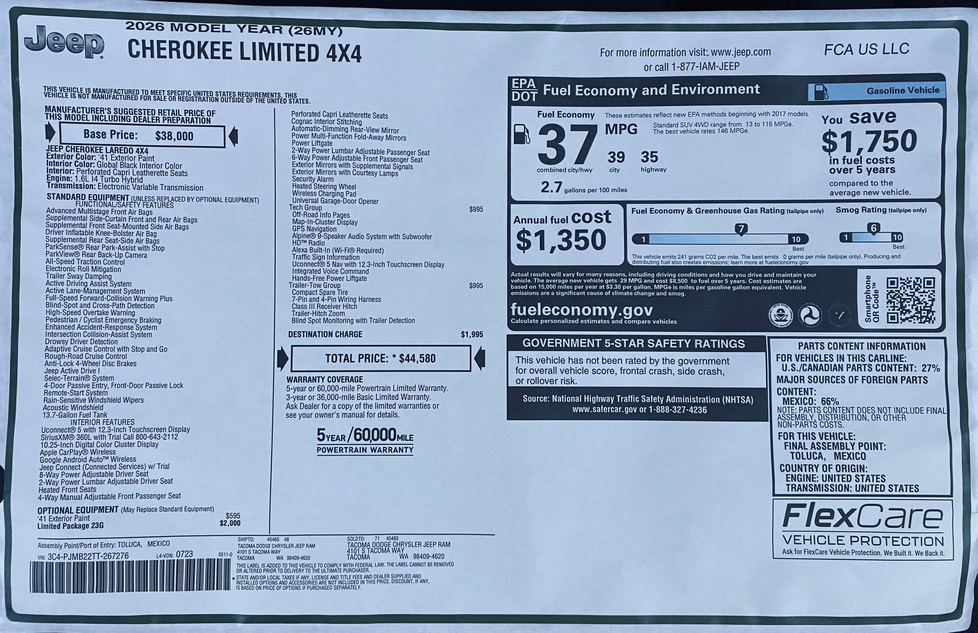 New 2026 Green Jeep Limited image 27