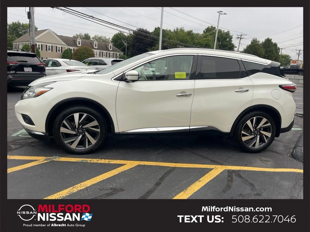 Used 2018 Nissan Murano Platinum with VIN 5N1AZ2MH4JN103430 for sale in Milford, MA