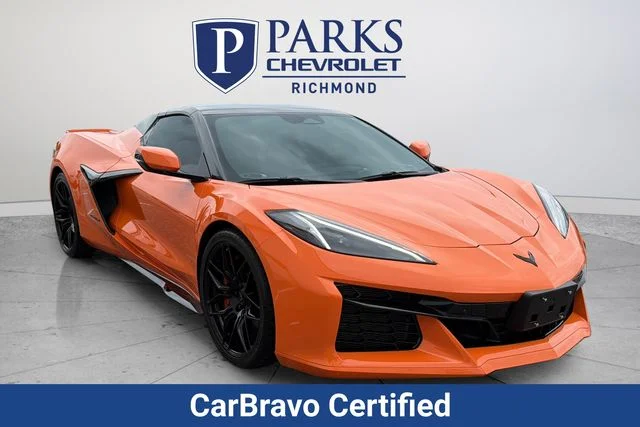 Certified Used 2024 Orange Chevrolet Z06 image 1