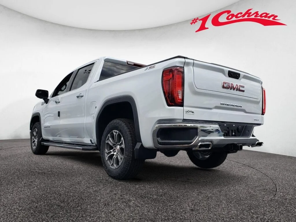 New 2026 Glacier White Tricoat GMC SLT image 5