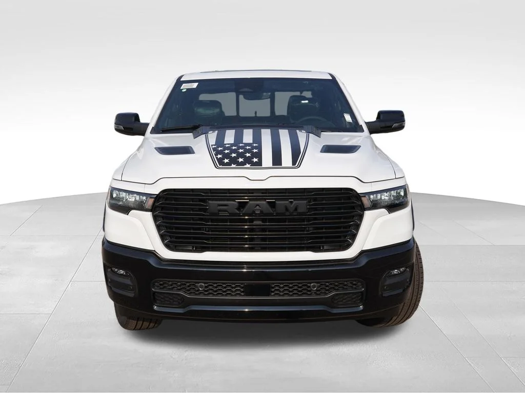 New 2026 Bright White Clear-Coat Exterior Paint RAM Laramie image 8