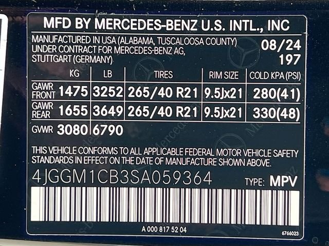 Certified Used 2025 Black Mercedes-Benz 350 SUV image 22