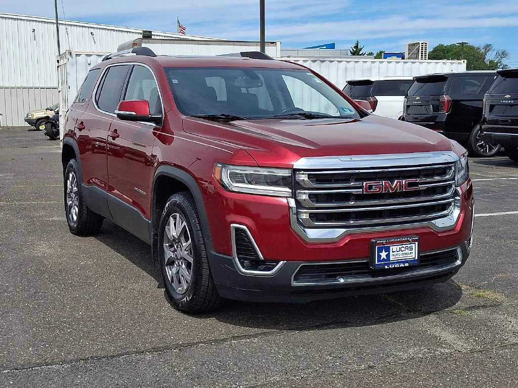 Used 2020 RED QUARTZ TINTCOAT GMC SLT image 2