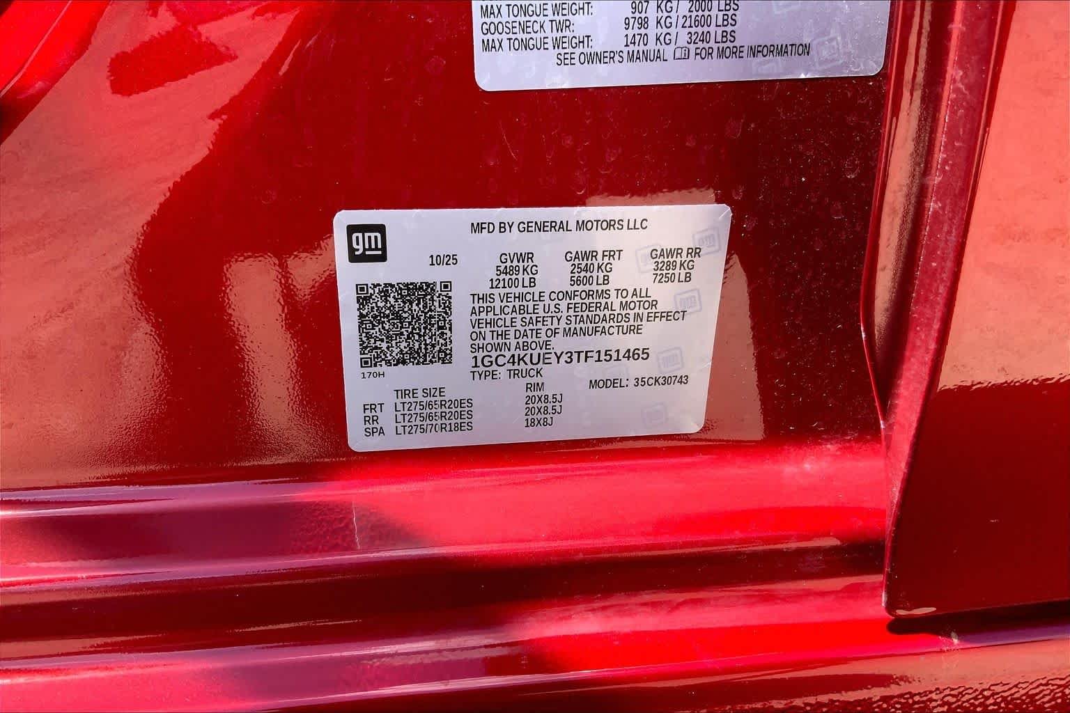 Used 2026 Radiant Red Tintcoat Chevrolet LTZ image 36