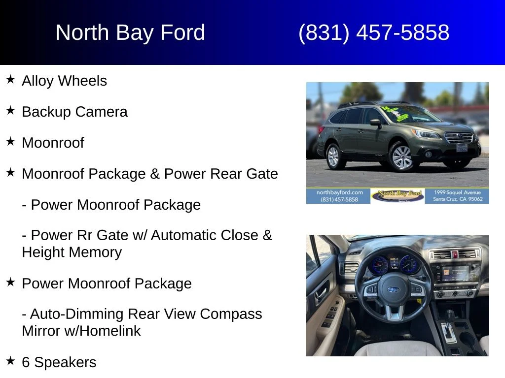 Used 2016 Wilderness Green Metallic Subaru 2.5i Premium image 4