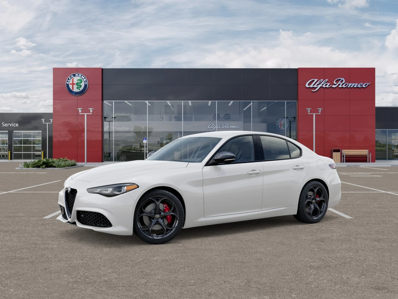 New 2025 Milano White Exterior Paint Alfa Romeo Base image 29