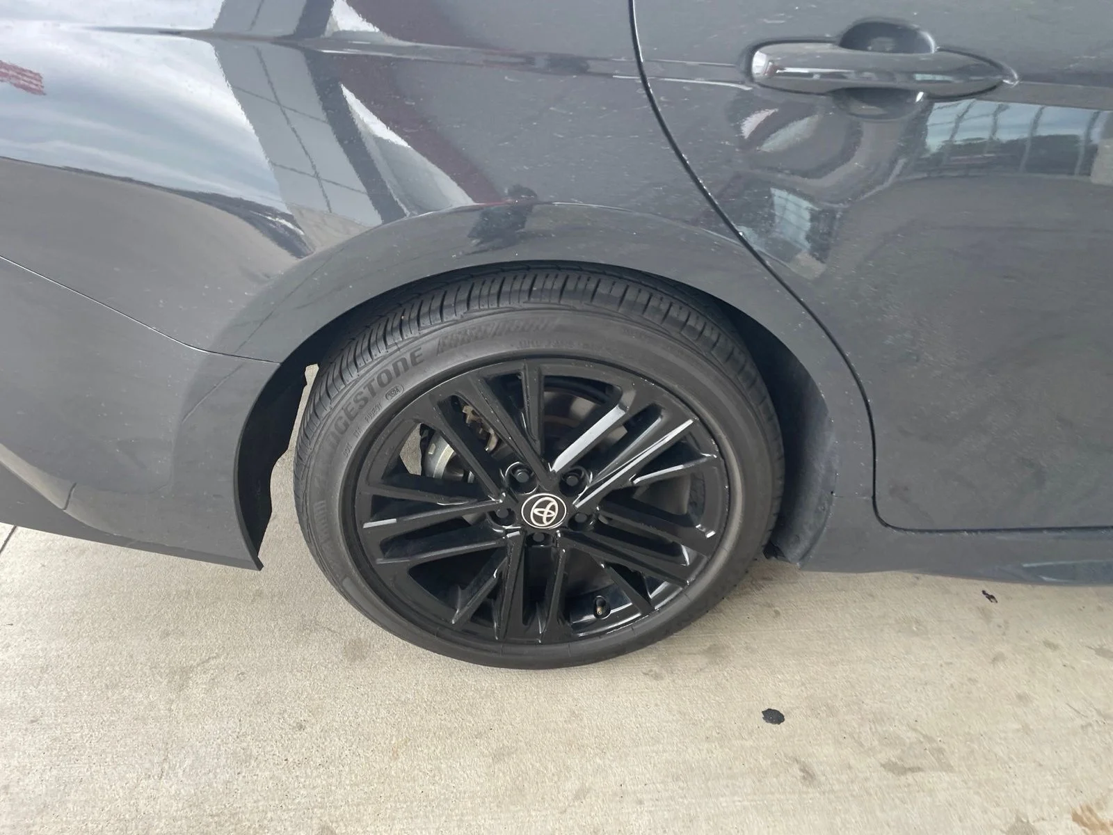 Used 2025 Black Toyota SE image 9