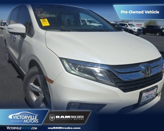 White 2019 Honda Odyssey EX-L FWD Minivan Front-Wheel Drive 9-Speed Automatic