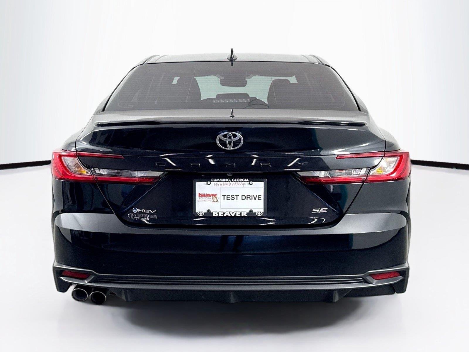 Certified Used 2025 Midnight Black Metallic Toyota SE image 11