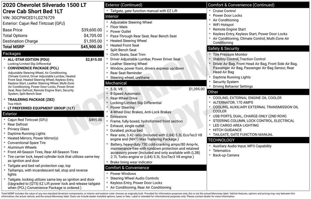 Used 2020 Red Chevrolet LT image 7