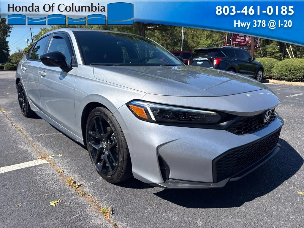 Used 2026 Solar Silver Metallic Honda FWD Sport image 1