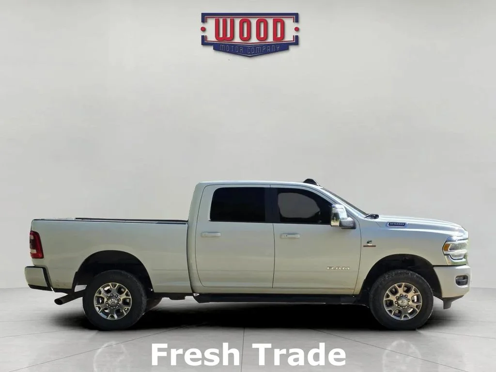 Used 2024 Bright White Clearcoat Ram Laramie image 6