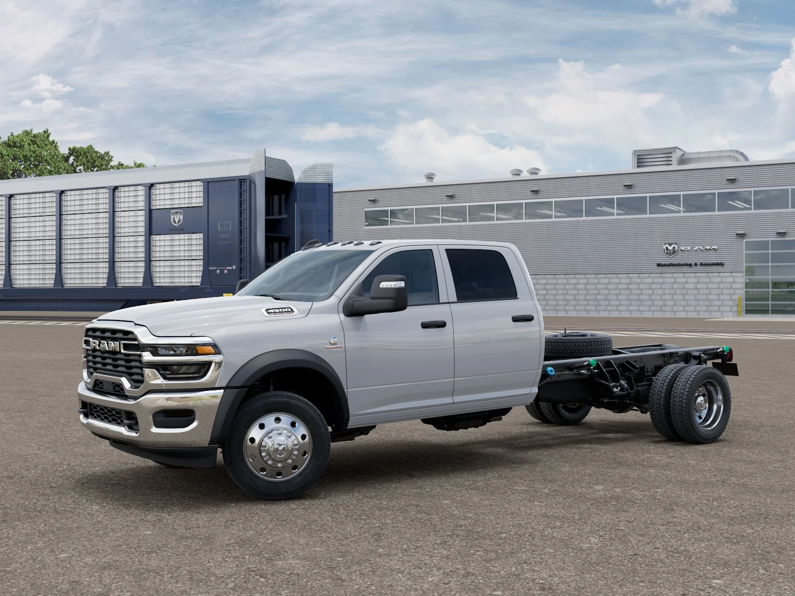 New 2026 Bright White Clear-Coat Exterior Paint RAM  image 1