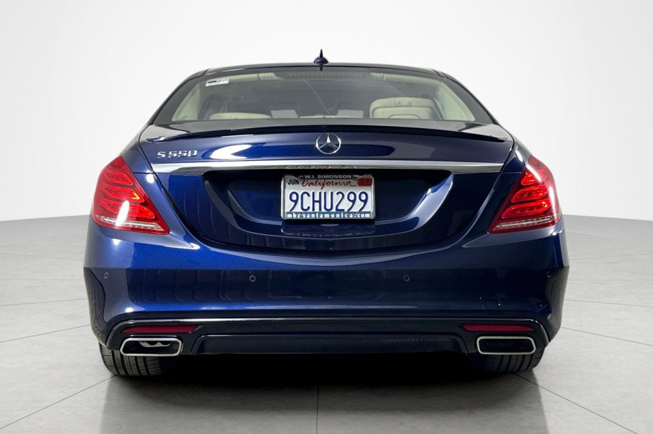 Used 2015 Lunar Blue Metallic Mercedes-Benz S 550 image 4
