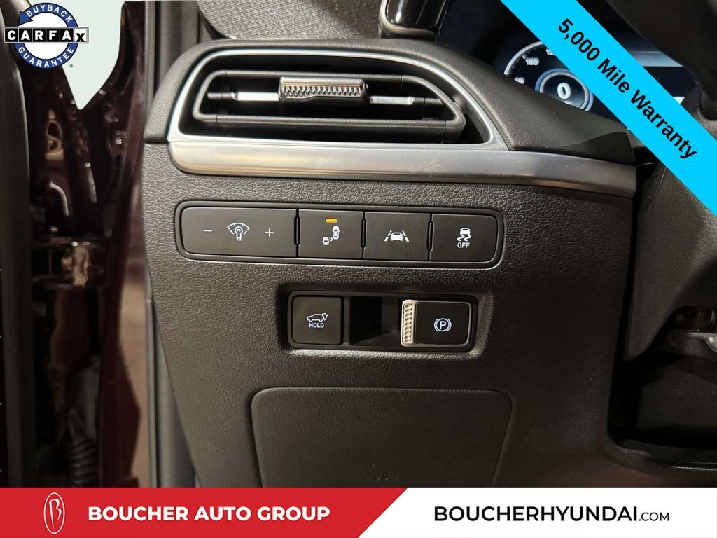 Certified Used 2021 Sierra Burgundy Hyundai Limited image 17