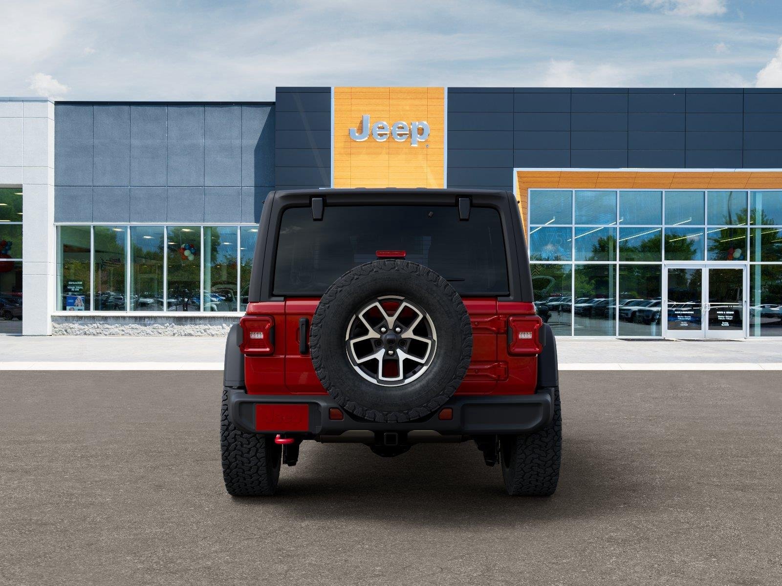 New 2026 Firecracker Red Clear-Coat Exterior Paint Jeep Rubicon image 7