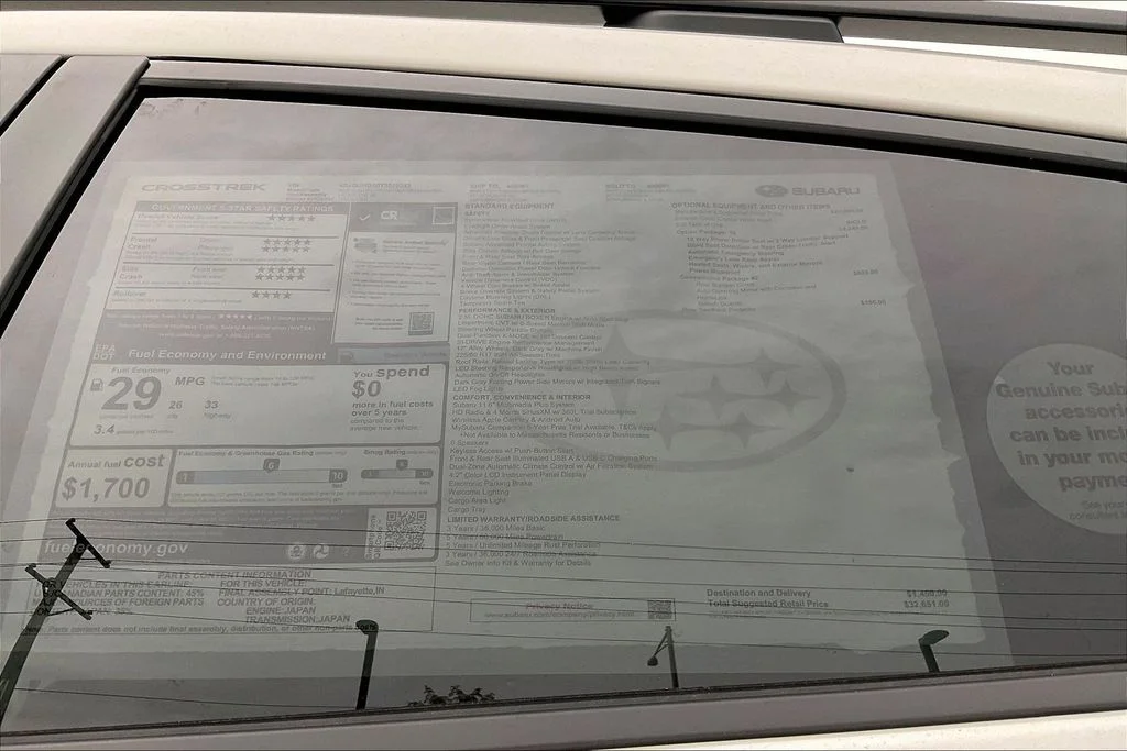 New 2026 CRYSTAL WHITE PEARL Subaru Premium image 16