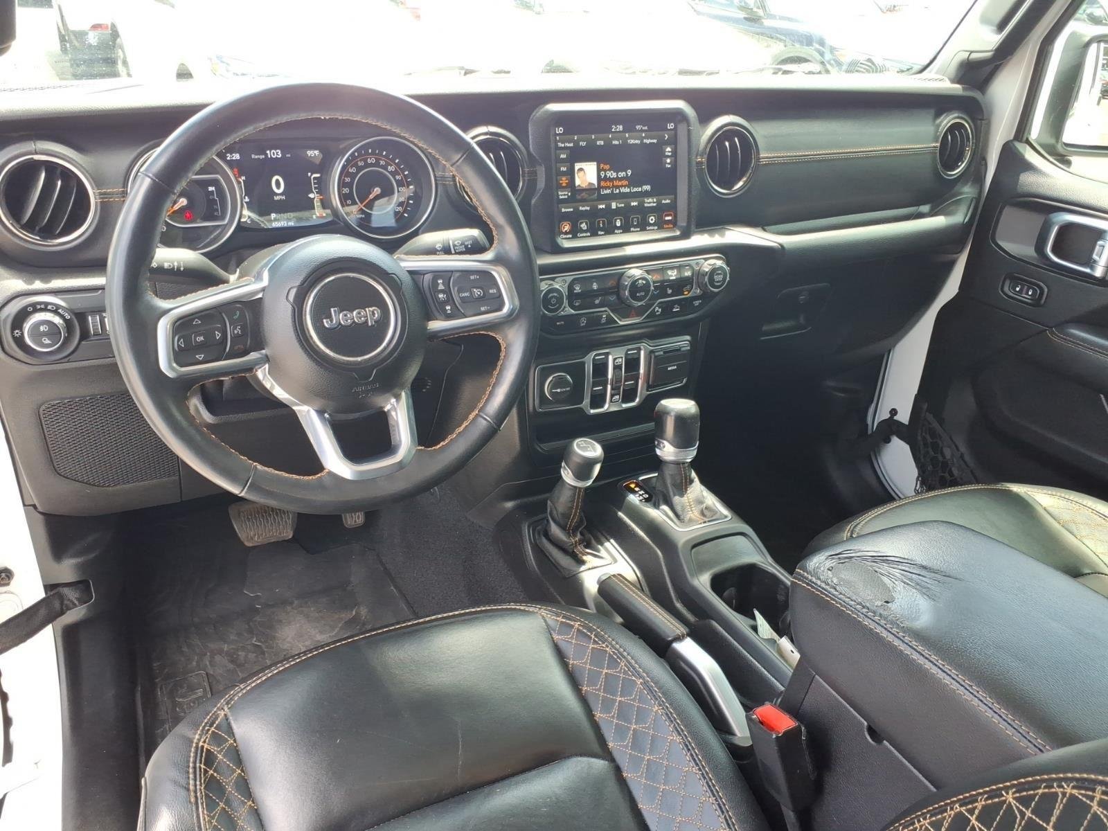Used 2021 Bright White Clearcoat Jeep High Altitude image 21