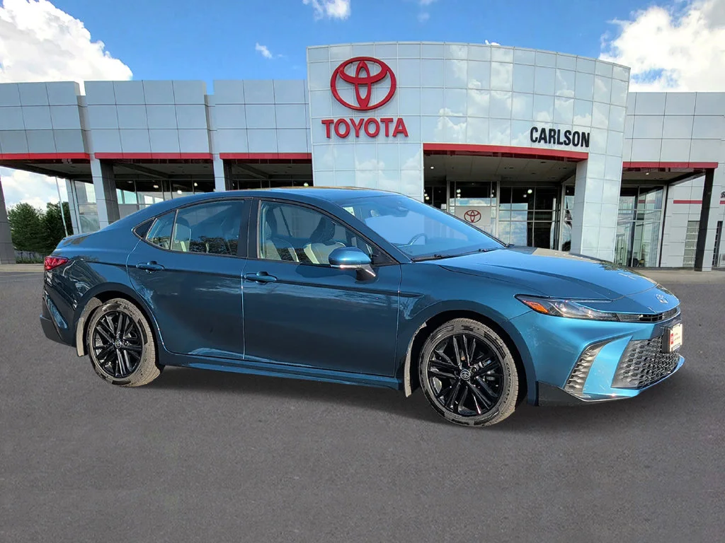 Used 2025 Toyota Camry SE with VIN 4T1DBADK2SU016690 for sale in Minneapolis, Minnesota