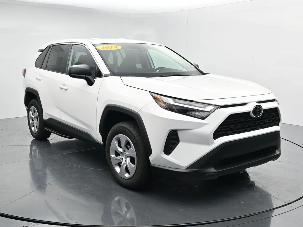 Used 2024 White Toyota LE image 1