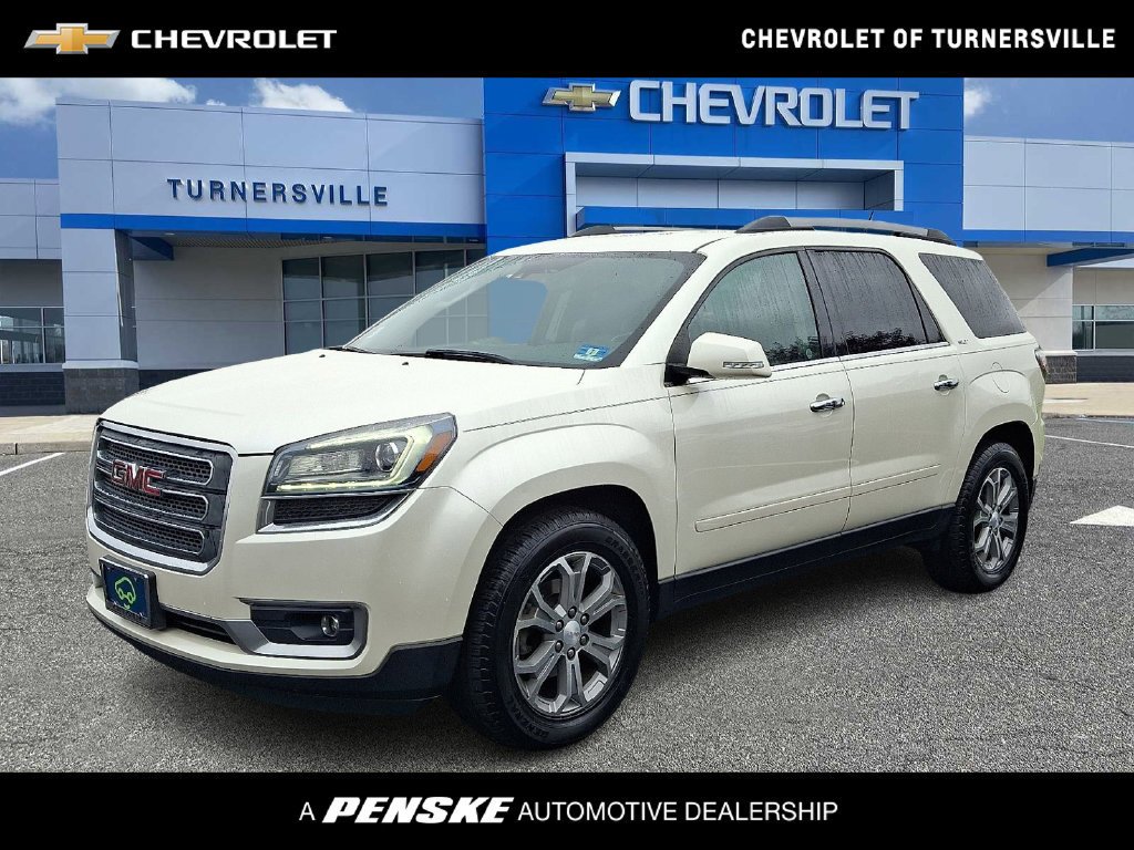 Used 2014 White Diamond Tricoat GMC SLT image 1