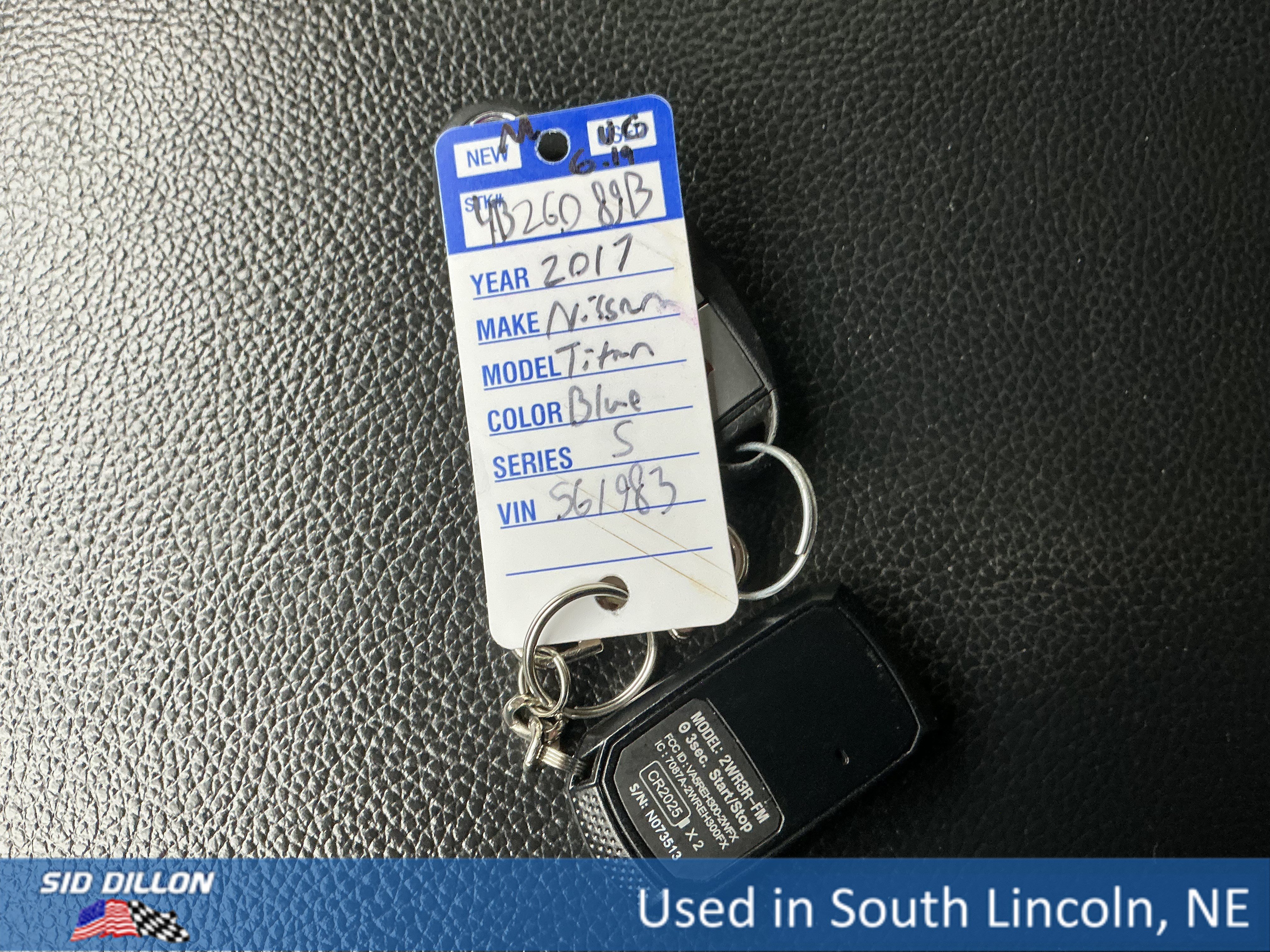 Used 2017 Deep Blue Pearl Nissan SV image 8