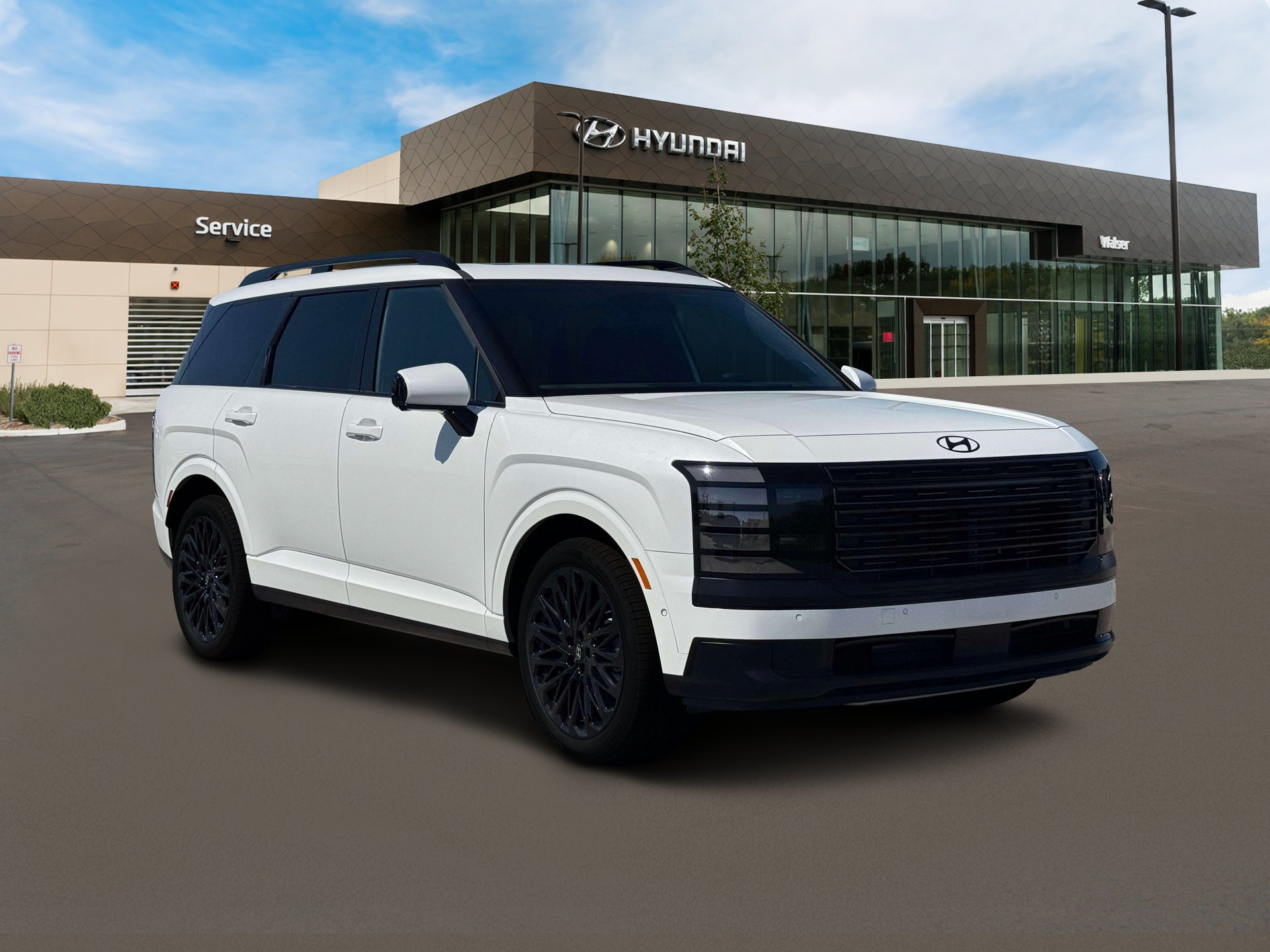 New 2027 Creamy White Pearl Hyundai Calligraphy Black Ink AWD image 12