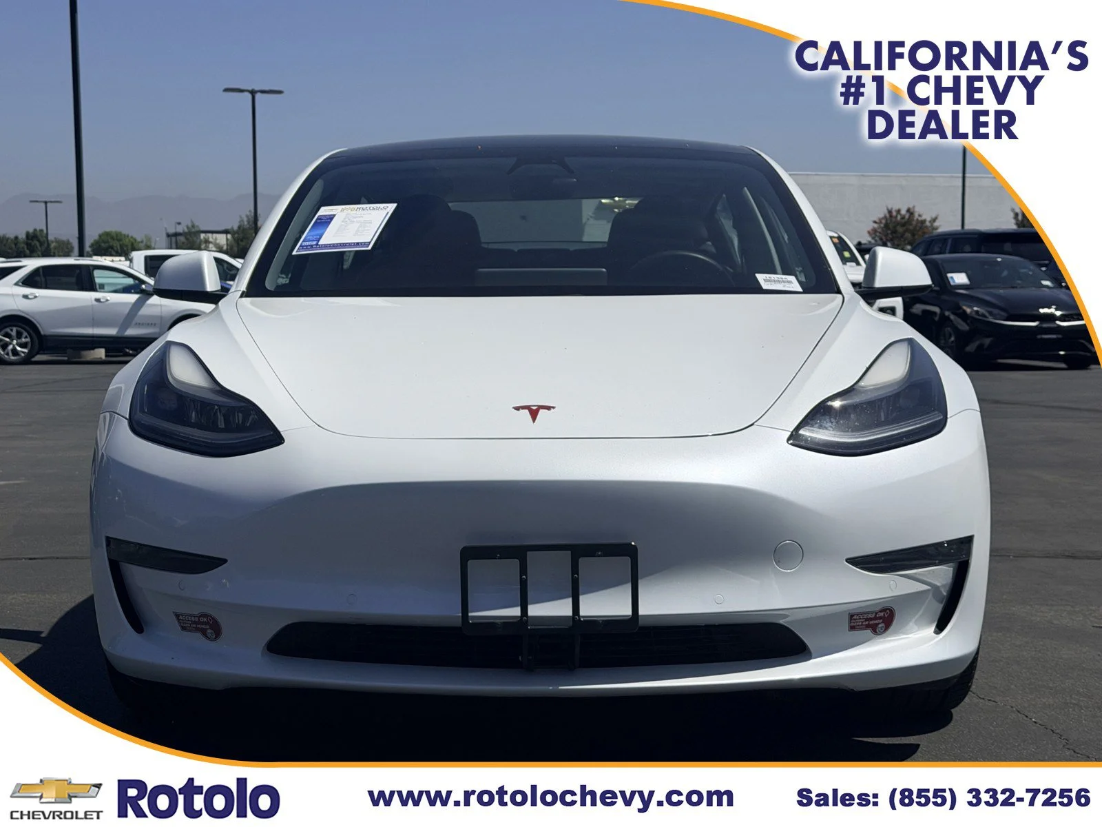Used 2021 White Tesla Long Range image 2