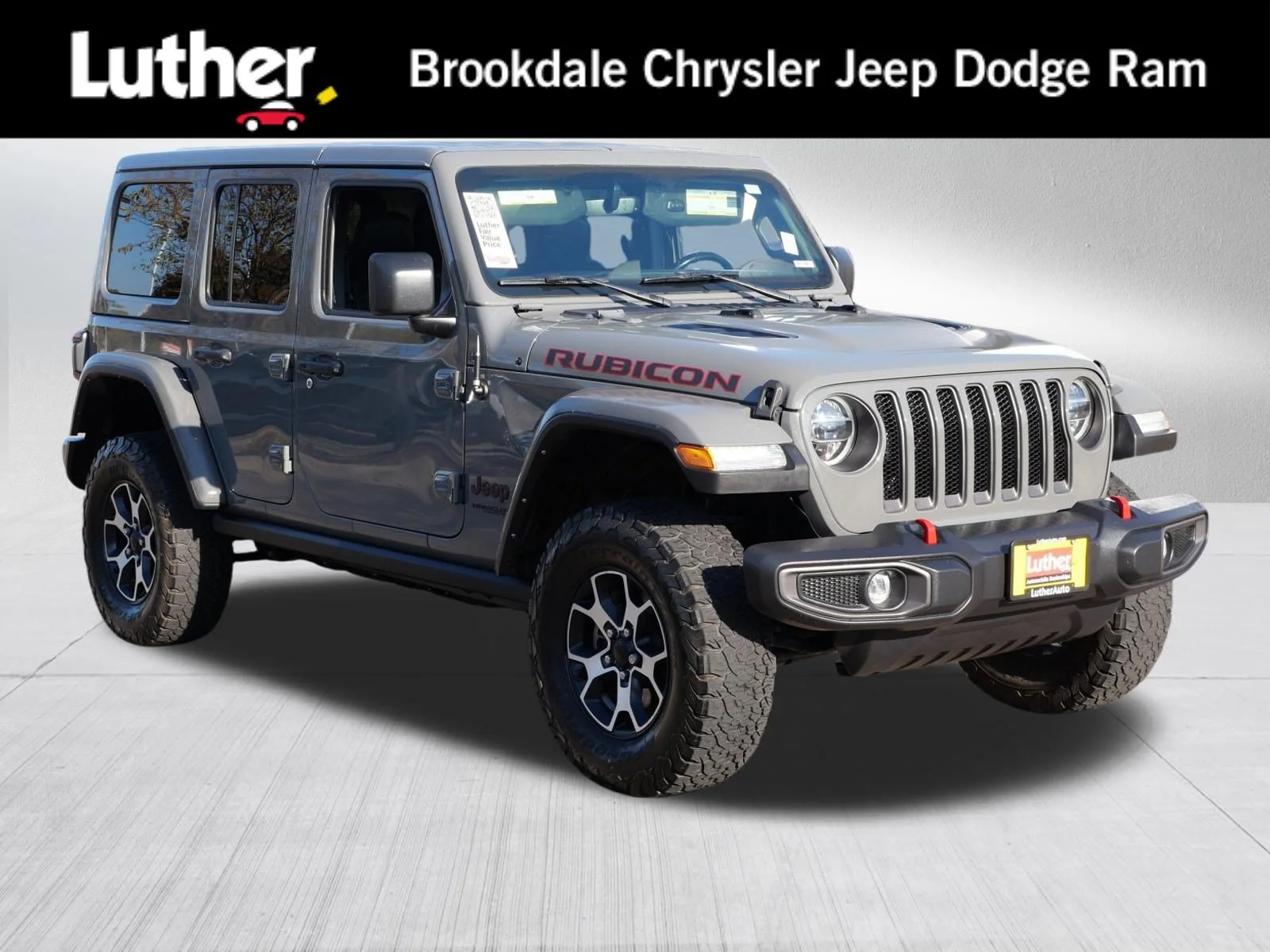 Used 2022 Sting-Gray Clearcoat Jeep Unlimited Rubicon image 1
