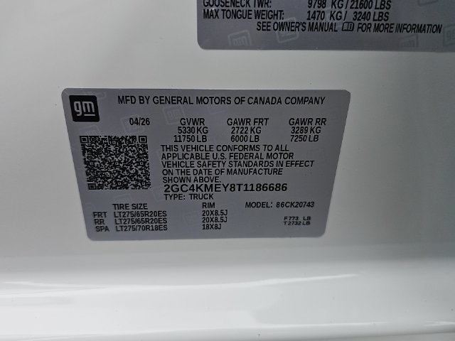 New 2026 Summit White Chevrolet Custom image 40