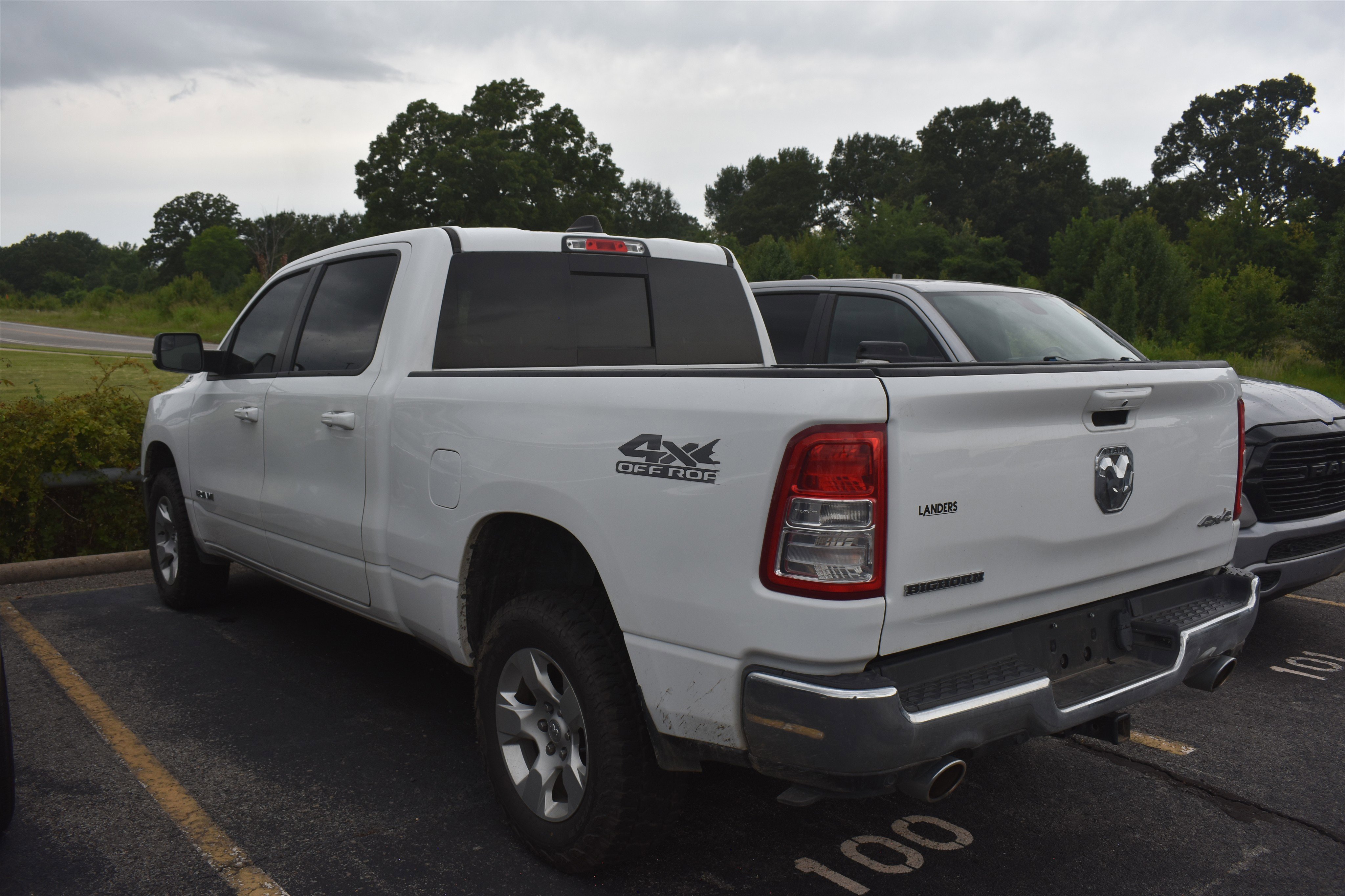 Used 2022 Bright White Clearcoat Ram Big Horn image 5