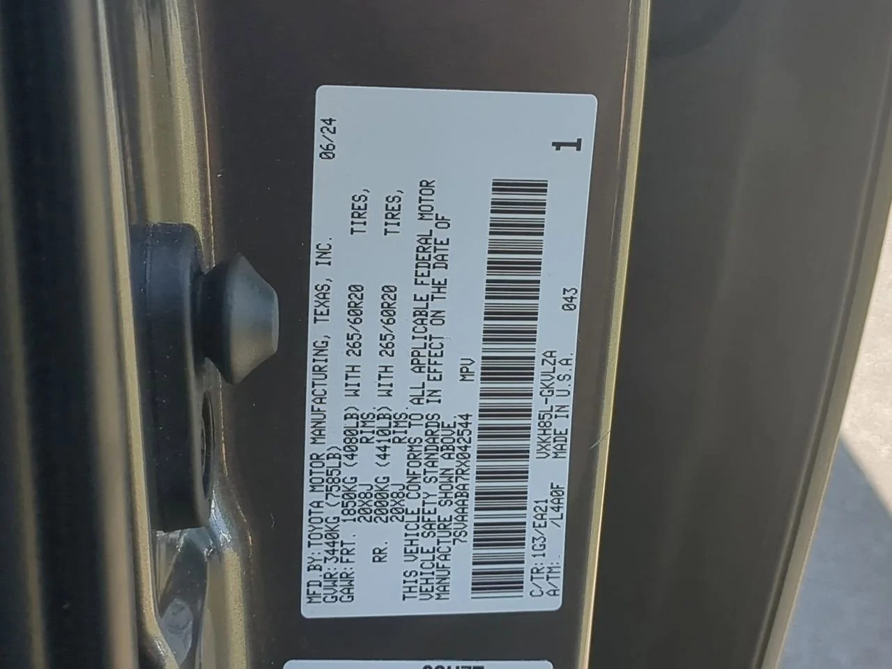 Used 2024 Gray Toyota SR5 image 36