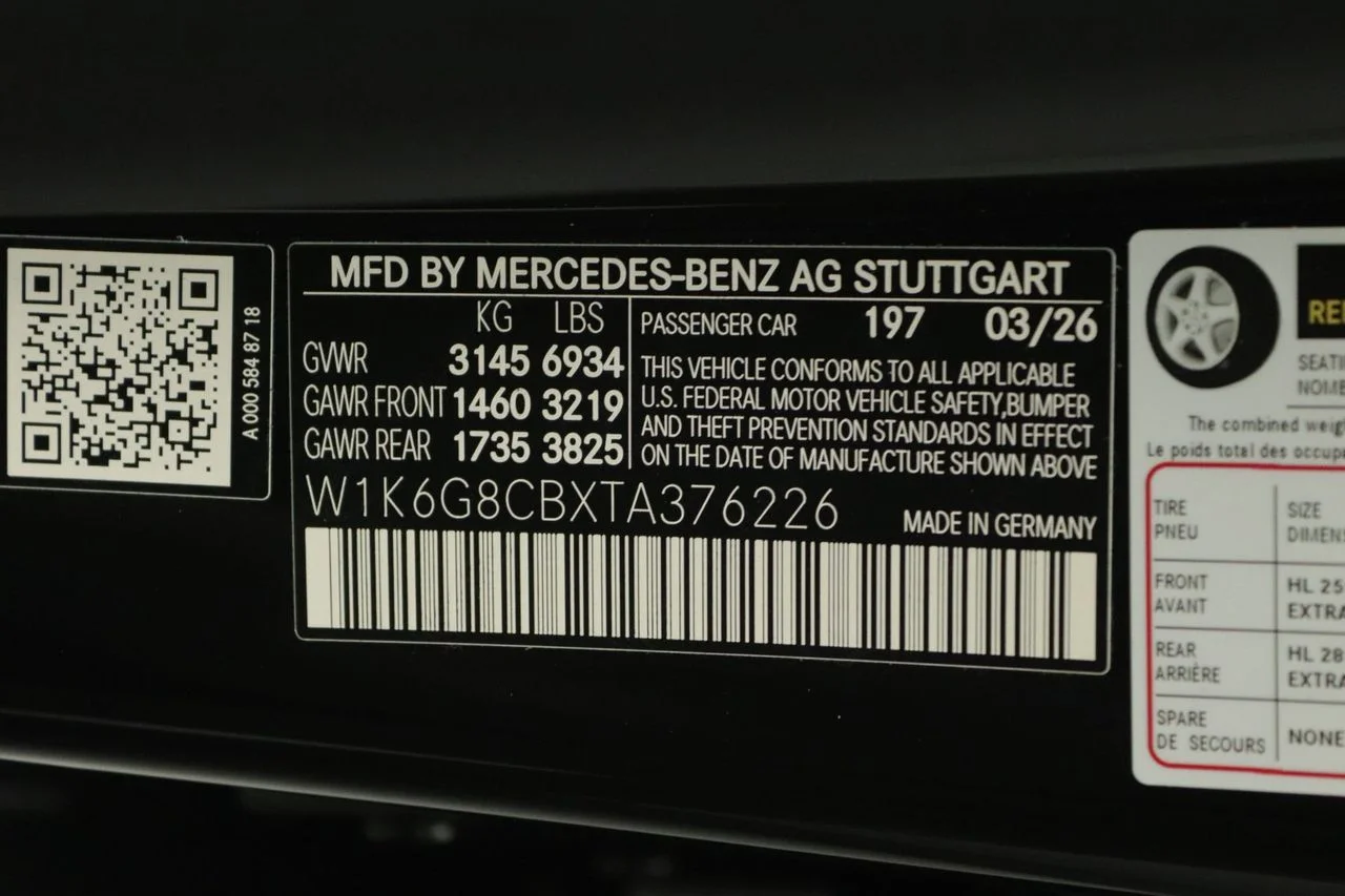 New 2026 Obsidian Black Metallic Mercedes-Benz S 63 E AMG® 4MATIC® image 12
