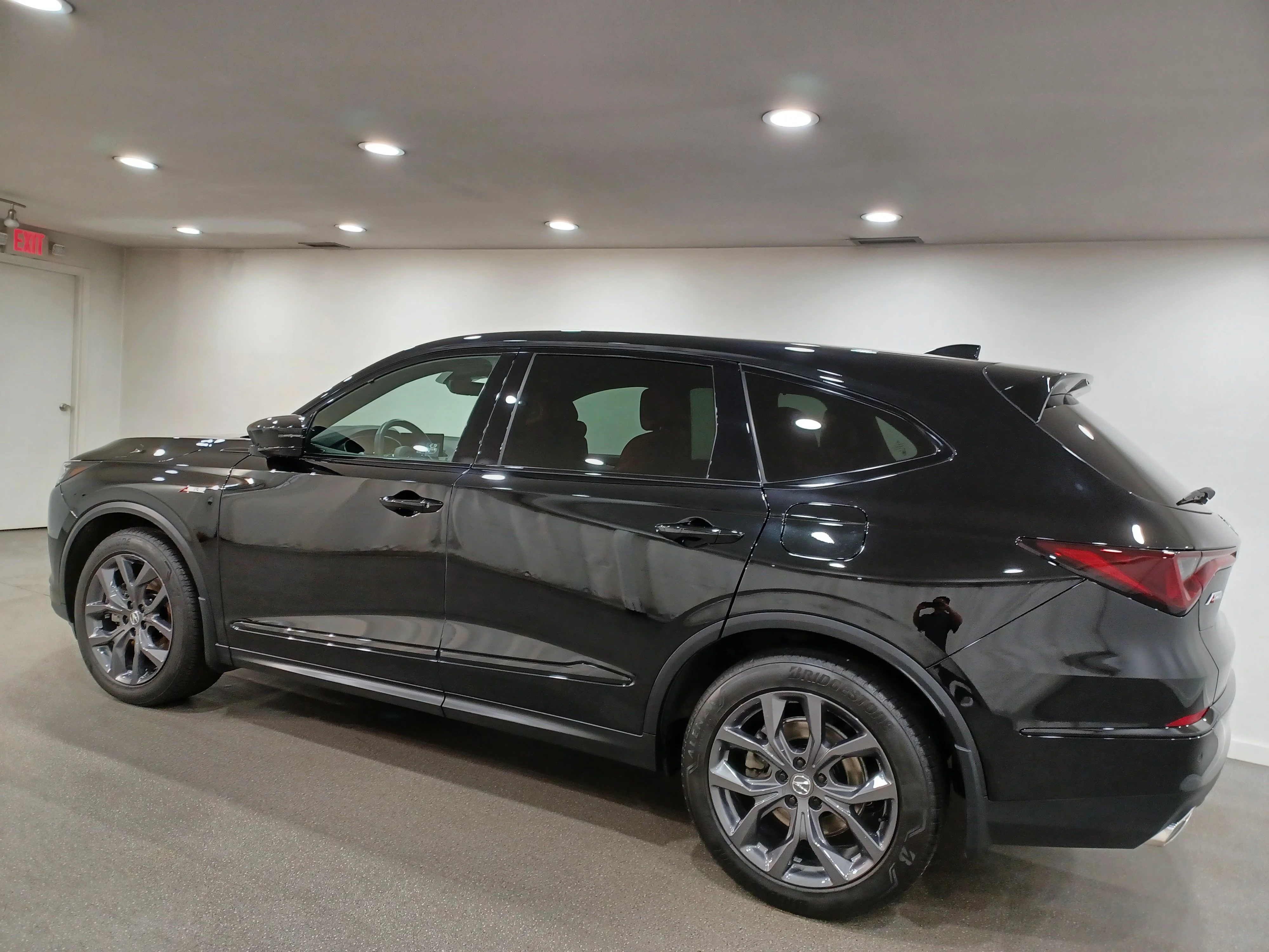 Certified Used 2024 Majestic Black Pearl Acura A-Spec SH-AWD*7 Pass | Adaptive Cruise | Remote Start | Cooled Red Leather | Pano Roof | Htd Wheel image 7