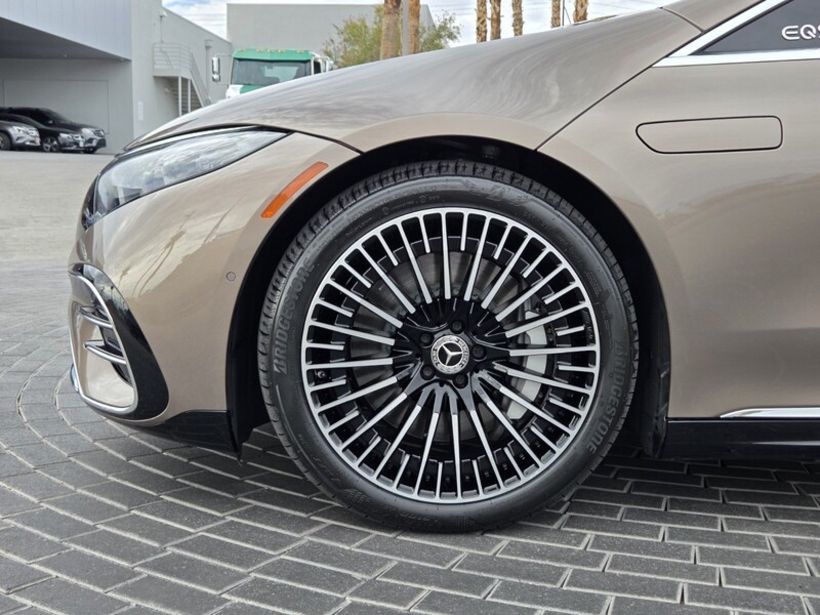 Certified Used 2024 Sonoran Brown Metallic Mercedes-Benz EQS 450 image 12