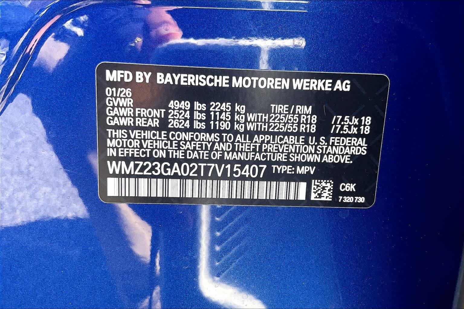 New 2026 Blazing Blue Metallic MINI Oxford Edition image 18