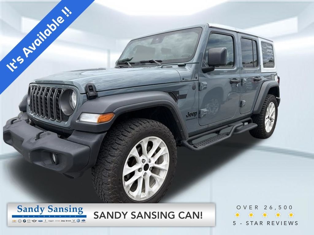 Used 2024 Gray Jeep Sport S image 1