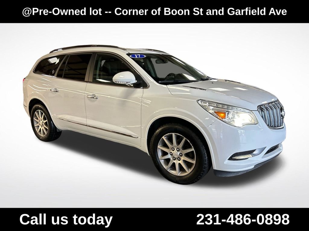 Used 2017 White Buick Leather Group image 7