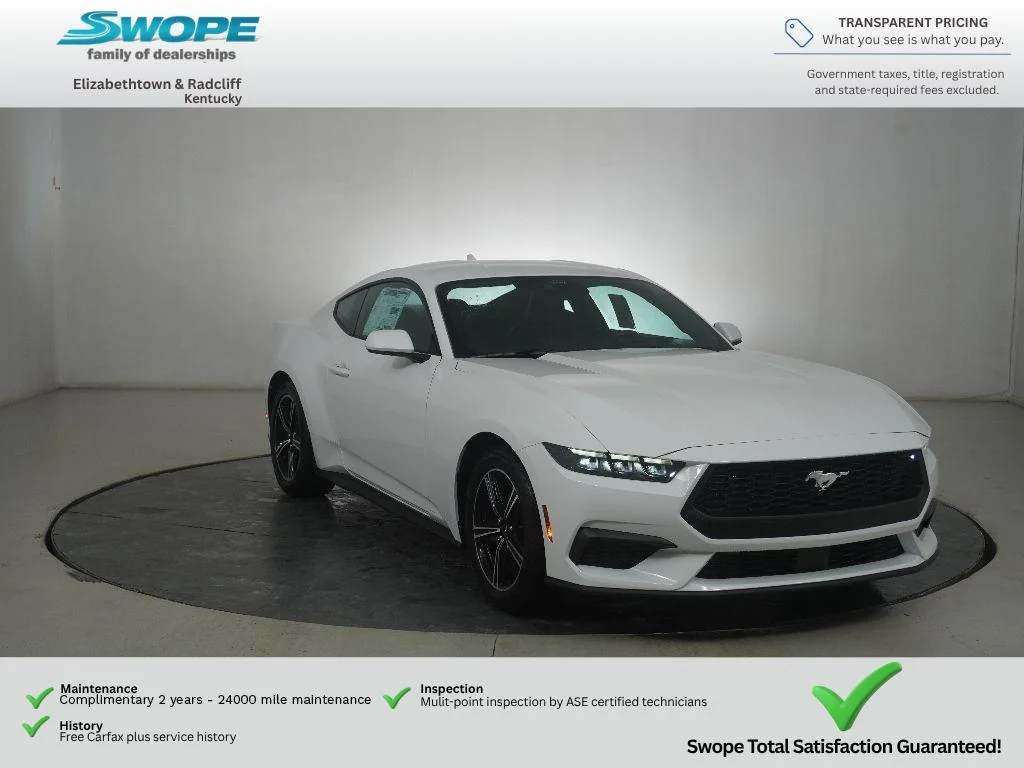 New 2025 Oxford White Ford EcoBoost® Fastback image 1