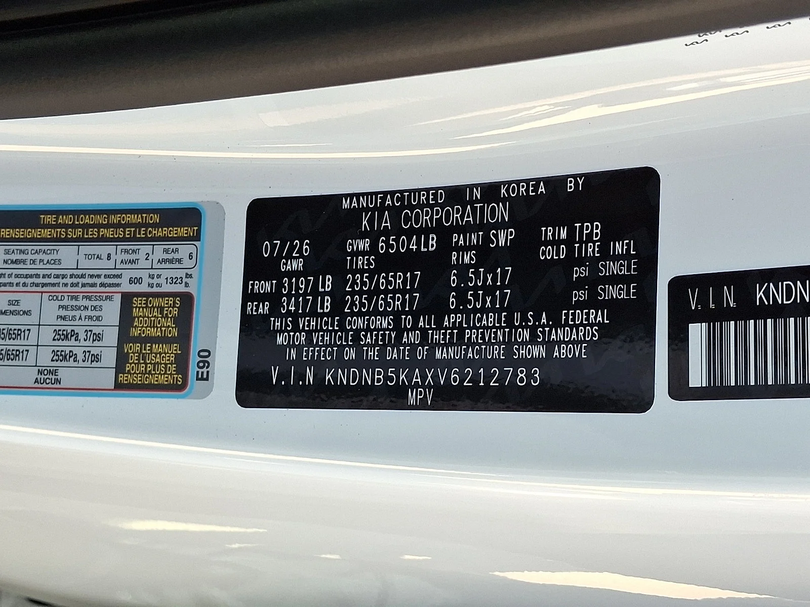 New 2027 White Kia LXS image 19