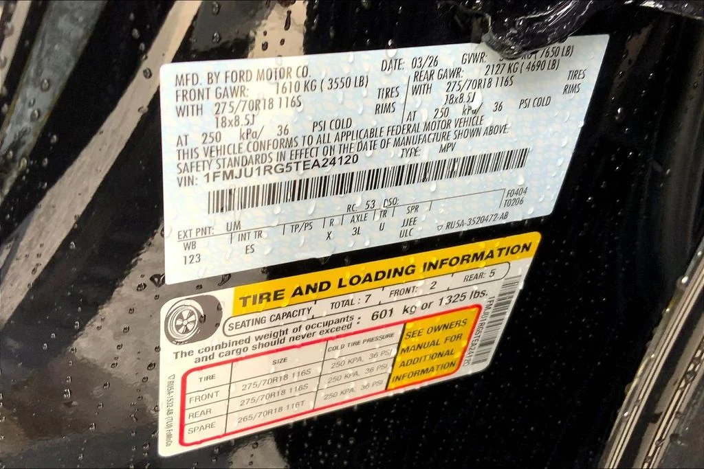 New 2026 Agate Black Metallic Ford Tremor image 13